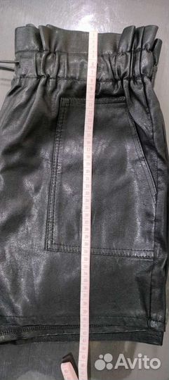 Шорты женские кожаные