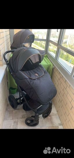 Коляска 2 в 1 adamex luciano