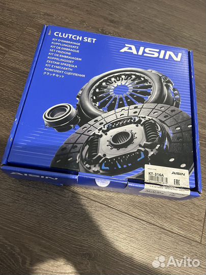 Комплект сцепления Toyota auris/corolla