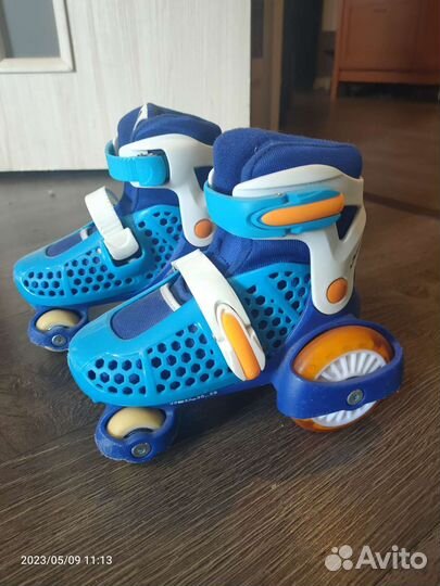 Роликовые коньки детские раздвижные