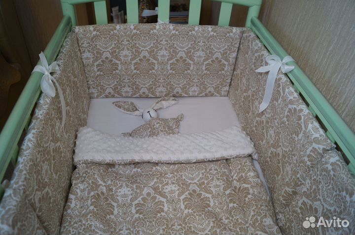 Бортики плоские в детскую кроватку