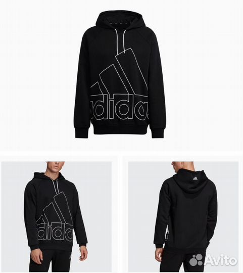 Оригинальное худи Adidas Big Logo