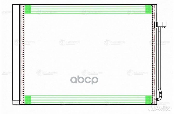 Радиатор кондиц. для а/м BMW X5 (E70) (06) /X6