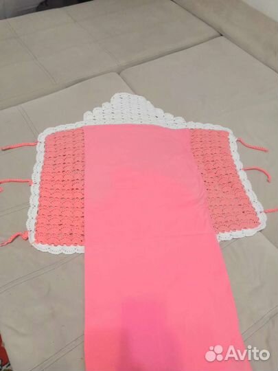 Одеяло на выписку ручная вязка, конверт и чепчик