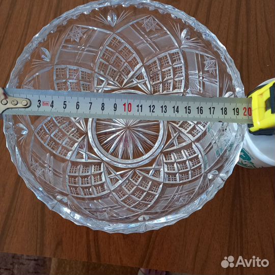 Салатник хрустальный