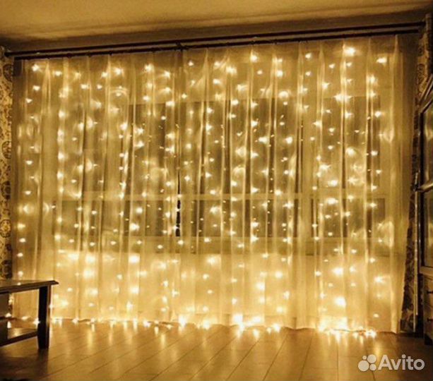 Гирлянда штора