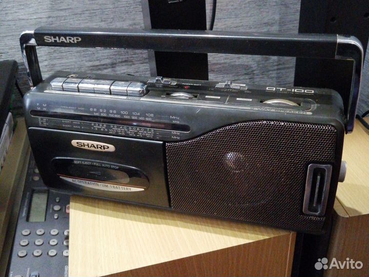 Кассетная магнитола sharp QT 100Z GY