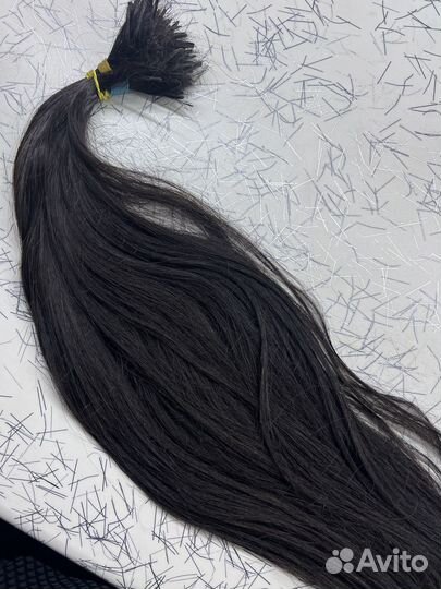 Волосы для наращивания натуральные бу 60см