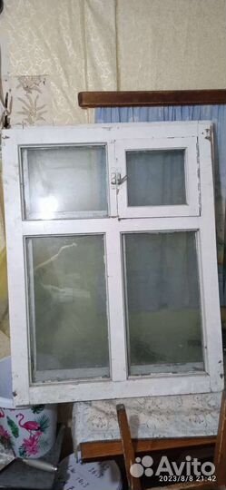 Оконные рамы деревянные со стеклом
