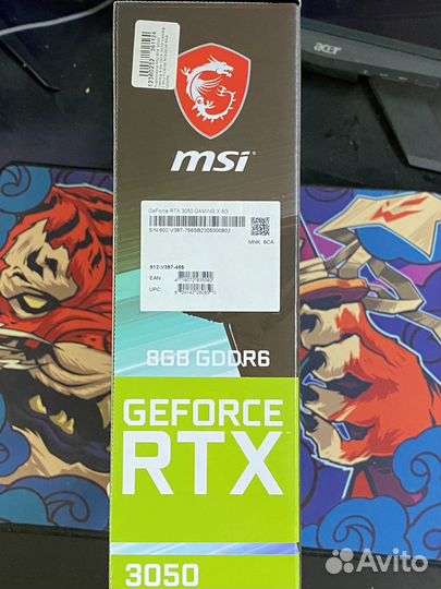 Видеокарта MSI RTX 3050
