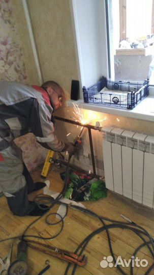 Отопление, Замена труб, радиаторов