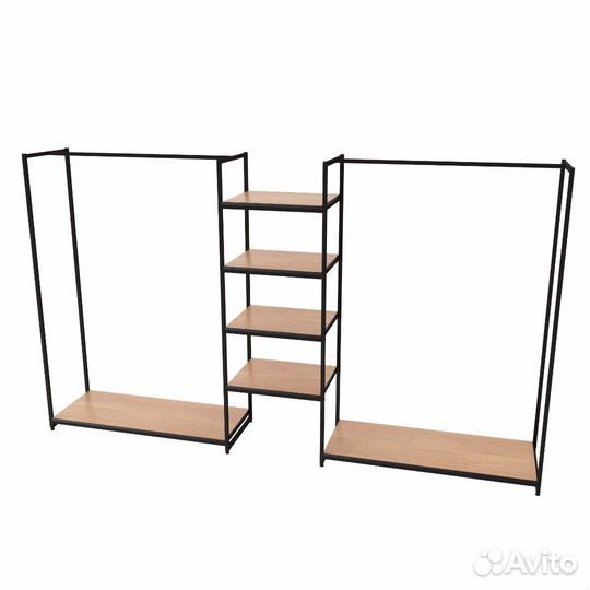 Стеллаж для одежды и аксессуаров кд-1704 в стиле L