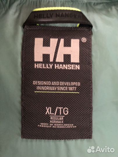 Пуховик женский helly hansen XL