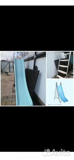 Горка для бассейна