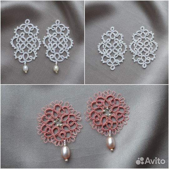 Серьги ручная работа