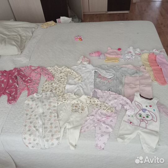 Вещи пакетом на девочку с 0