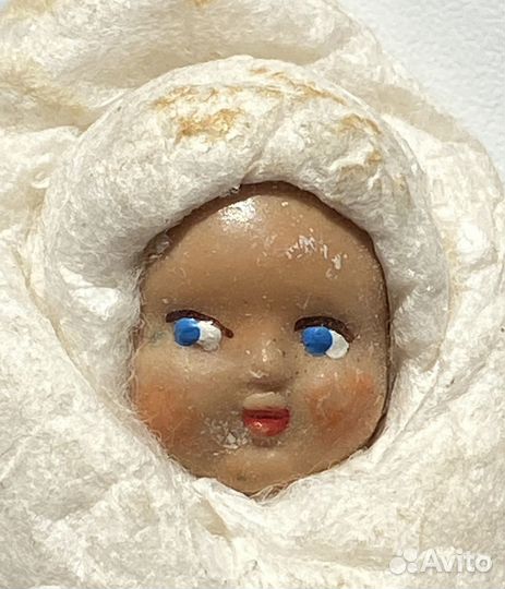Ватные елочные игрушки СССР
