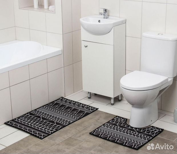 Набор ковриков для ванной и туалета