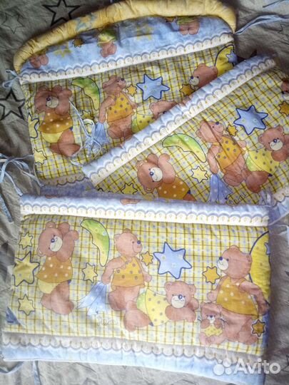 Бортики в детскую кроватку