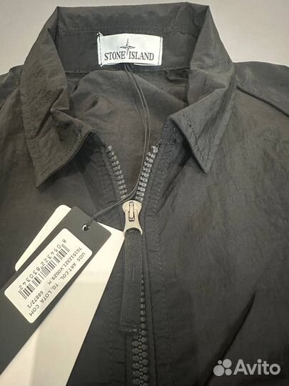 Stone island нейлоновая рубашка 22SS 12231 (M-L)