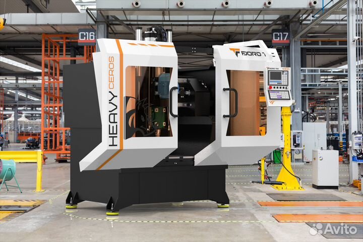Тяжелый чпу фрезерный станок по стали HeavyCeros