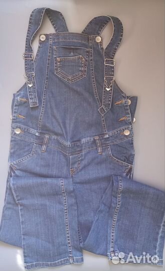 Джинсовый комбинезон для беременных