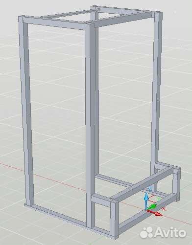 Силовая рама с тягой блока