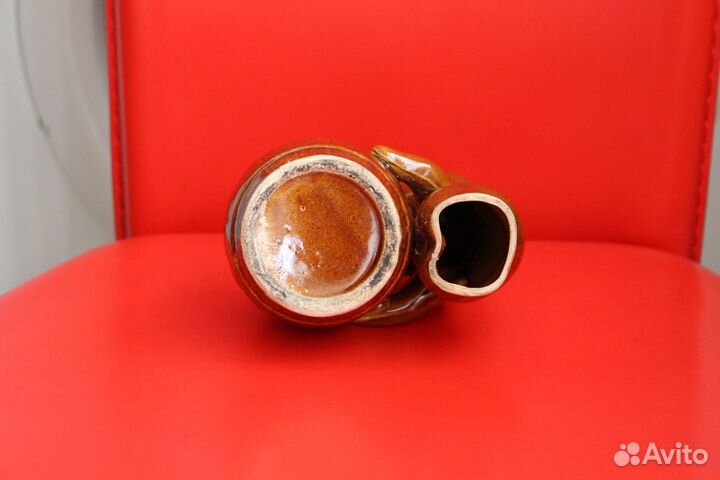 Мишка, медведь с бочкой мёда.13,5см