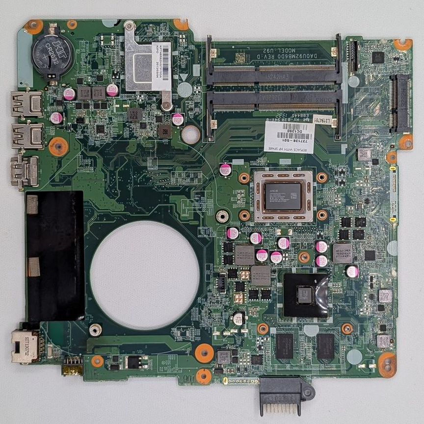 [737138-501] Материнская Плата Da0u92mb6d0, Hp Pavi