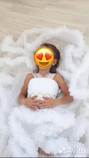 Платье облако для девочки