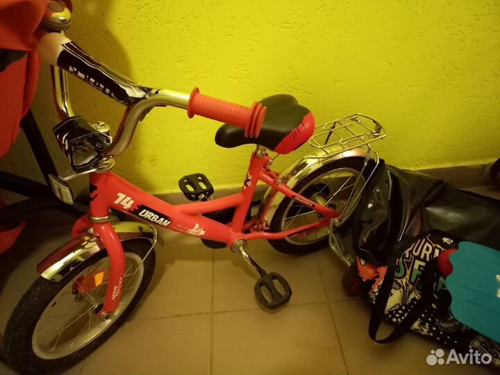 Детский велосипед двухколесный novatrack 14