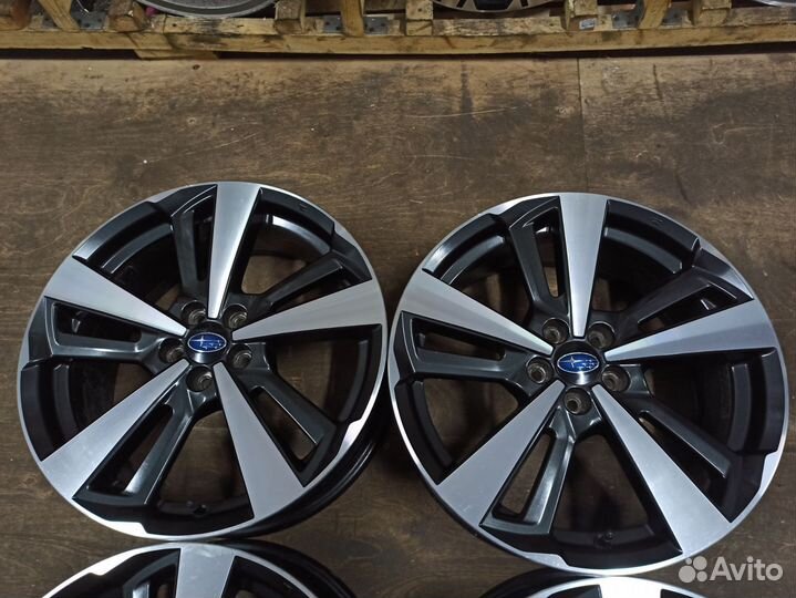 Диски 18 5х100 оригинал Субару из Японии