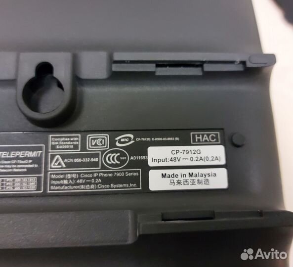 IP телефоны Cisco CP-6921 и CP-7912G