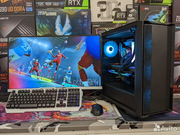 Игровой пк Ryzen 7 5700X RTX 3070 8GB DDR4 16GB 25