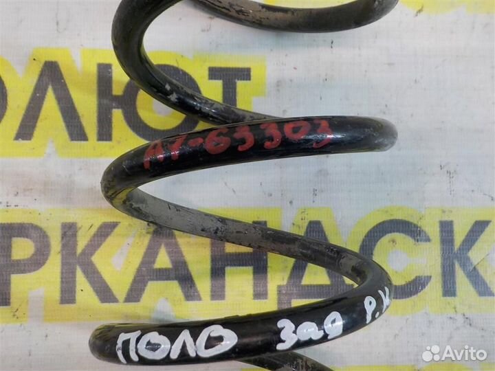 Пружина задняя Volkswagen Polo sedan 2010-2020