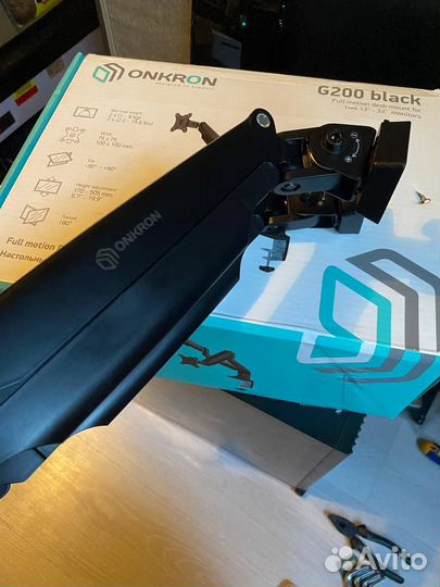 Кронштейн для 2 мониторов 13-32