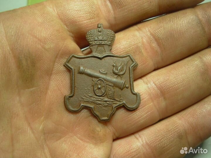 Кокарда фуражки полиция Смоленская губерния Импери