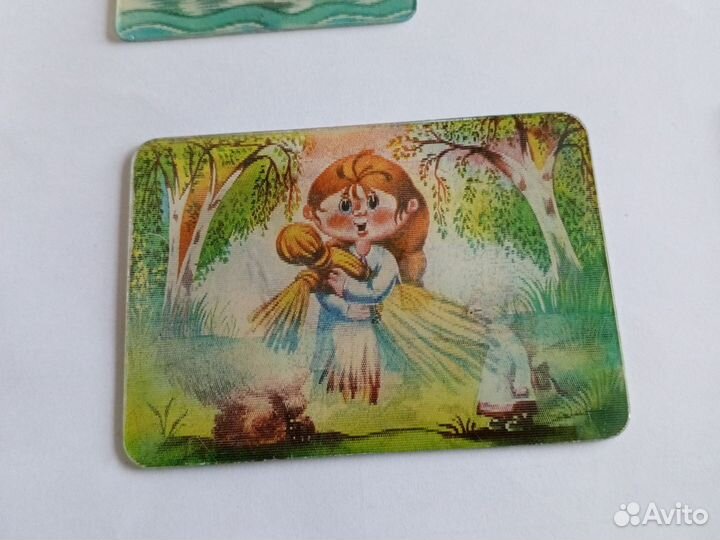 Календарики переливные СССР