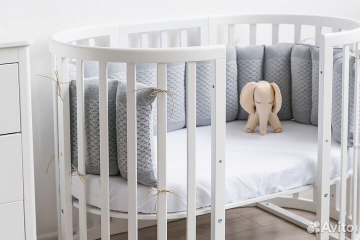 Кроватка-трансформер ellipsebed