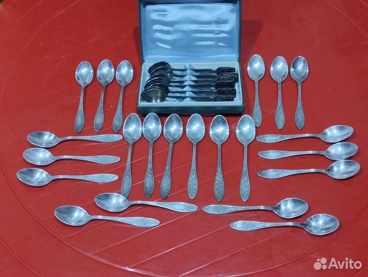 Чайные мельхиоровые ложки