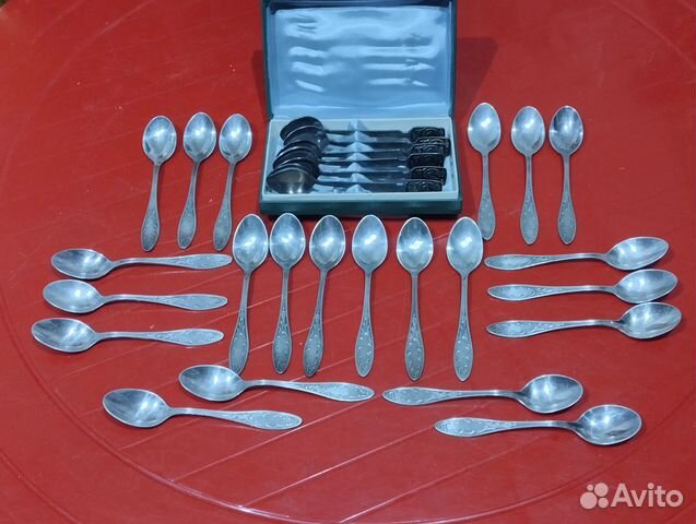 Чайные мельхиоровые ложки