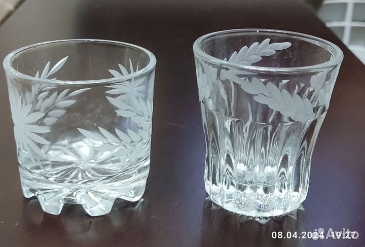 Бокалы, рюмки, стопки СССР хрусталь