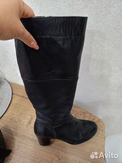 Сапоги женские натуральная кожа 39 размер