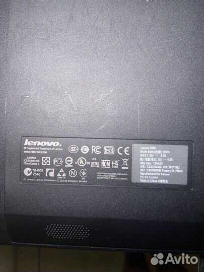 Ноутбук Lenovo g580