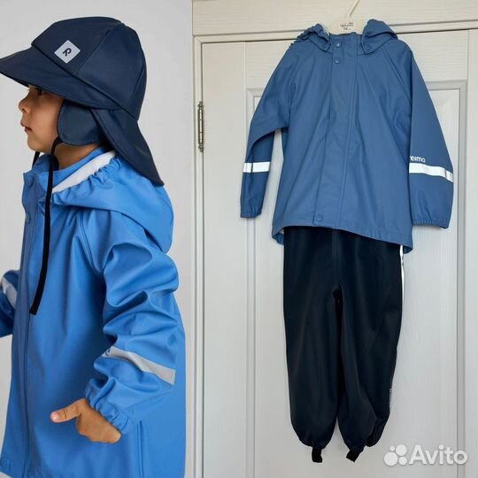Куртка-дождевик +брюки Reima Tihku Blue 92см ориг
