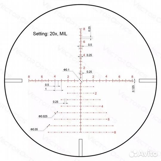 Vector Optics Continental X6 Tactical 5-30x56 SFP