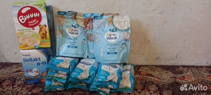 Детское питание смеси и каши