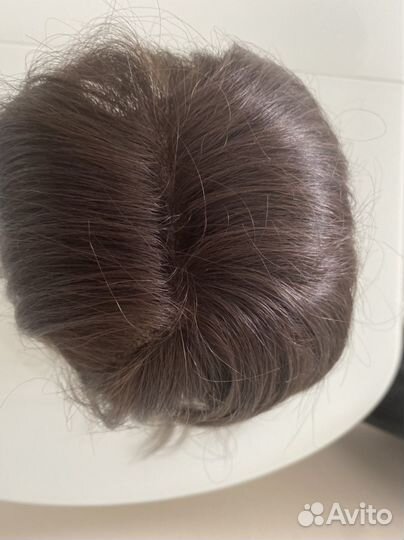 Парик из натуральных волос длинный