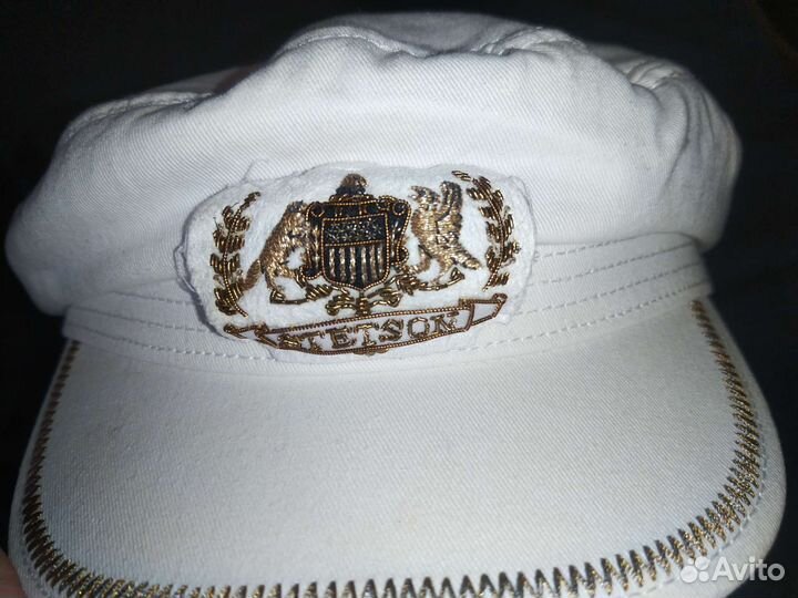 Белый х/б картуз Stetson XL (59)