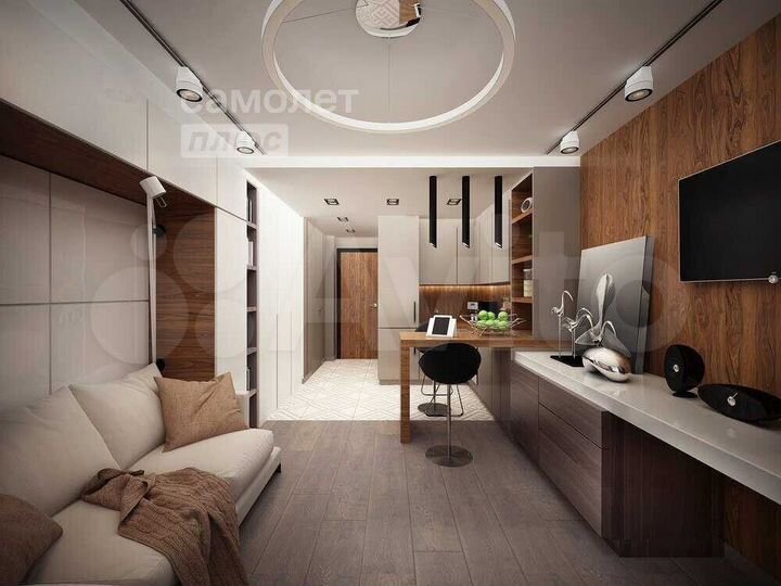 Квартира-студия, 25,6 м², 2/17 эт.